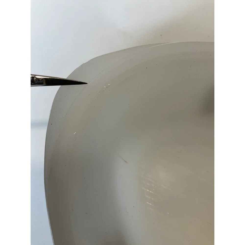 Vintage Glasbake Casserole Dish Mushrooms Oval Glass 1 Quart Cottagecore MCM